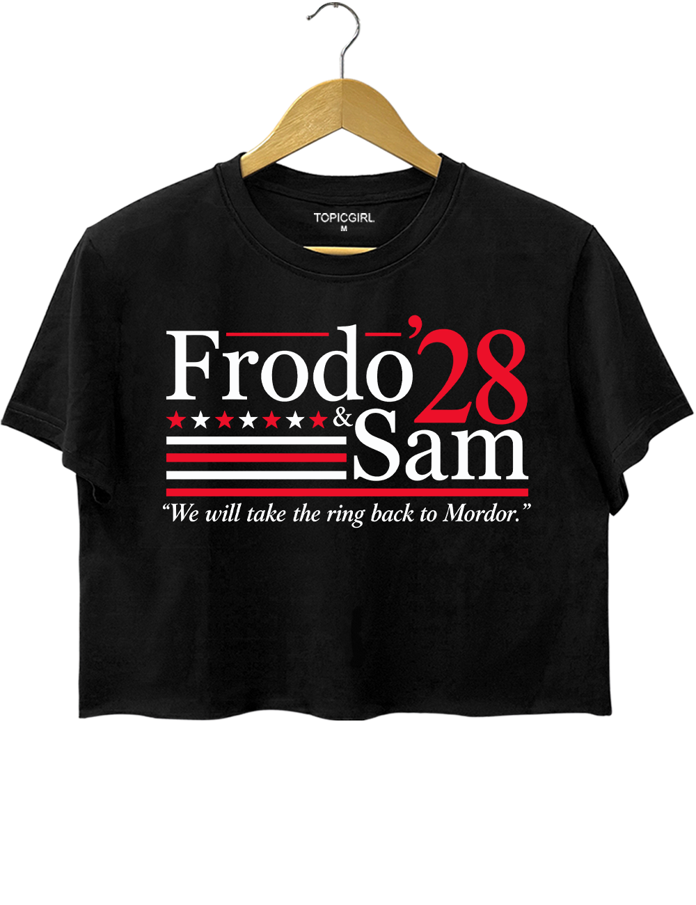 Frodo Sam 2028 Lord of the Rings Crop Top