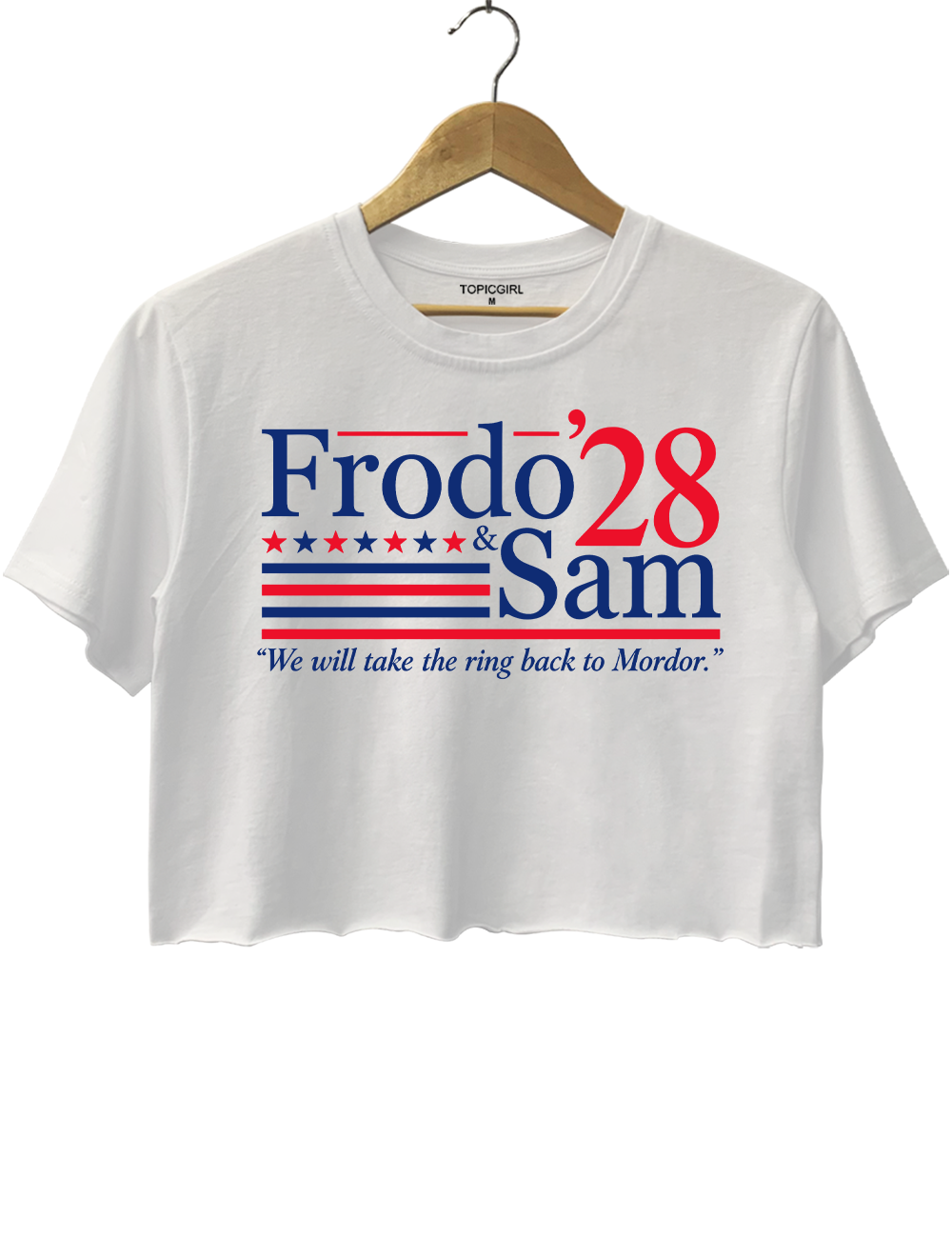 Frodo Sam 2028 Lord of the Rings Crop Top