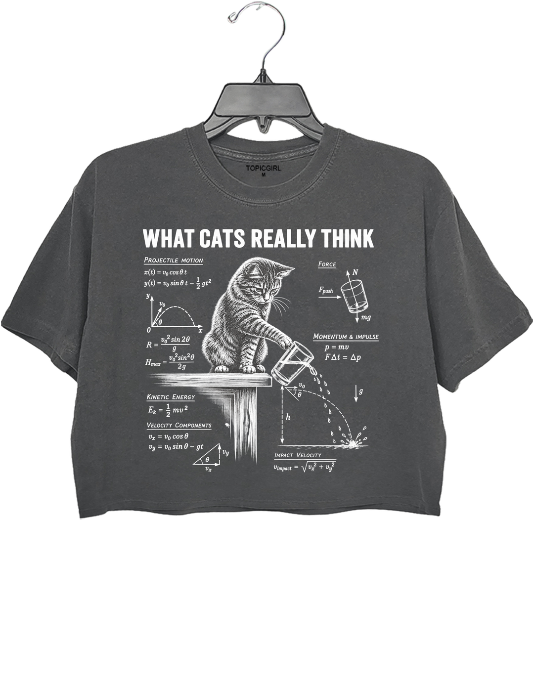 What Cats Really Think Crop Top