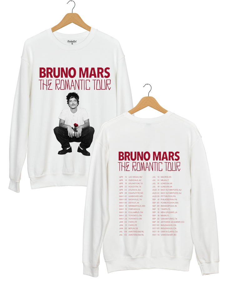 Bruno Mars The Romantic Tour Sweatshirt