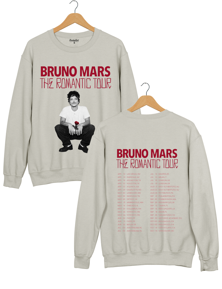 Bruno Mars The Romantic Tour Sweatshirt