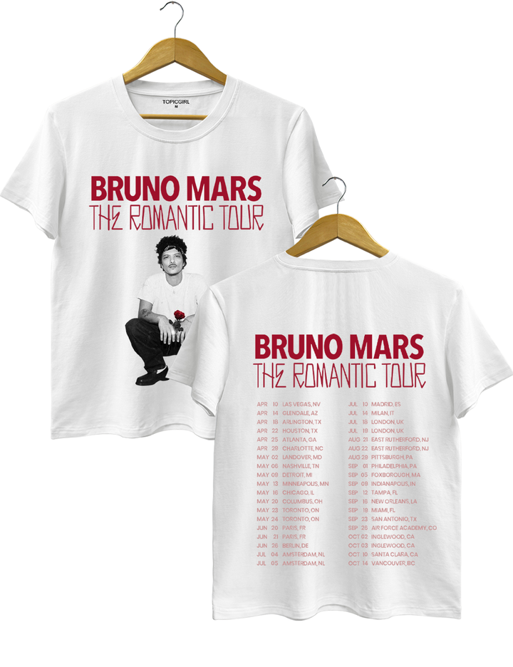 Bruno Mars The Romantic Tour Tee
