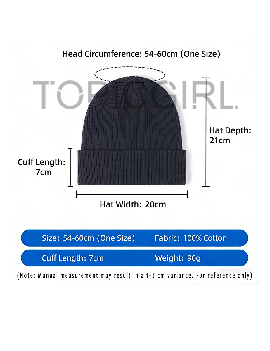 Fun Chickens In A Row Embroidered Beanie